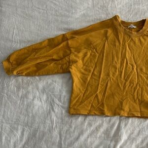 Time and Tru Mustard Sweatshirt